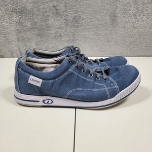 Dexter Kameron Mens Size 12 M Blue Denim Bowling Shoes Slide Rite